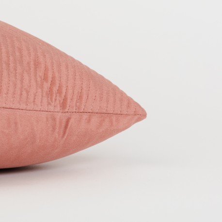 Cojín cuadrante New Hungria terciopelo liso 50x50 - funda + relleno