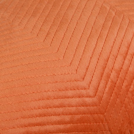 Cojín cuadrante New Hungria terciopelo liso 50x50 - funda + relleno