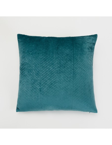Cojín cuadrante New Hungria terciopelo liso 50x50 - funda + relleno Cojín cuadrante New Hungria terciopelo liso 50x50 - funda + relleno