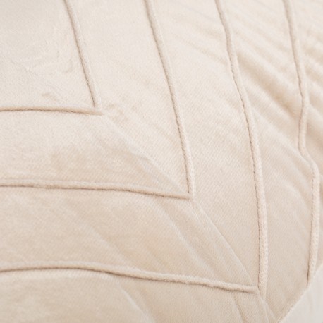 Cojín cuadrante New Espiga liso 50x50 - funda + relleno