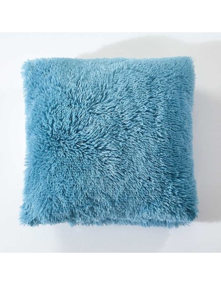 Cojín de pelo Chin liso 45x45 - funda + relleno Cojín de pelo Chin liso 45x45 - funda + relleno