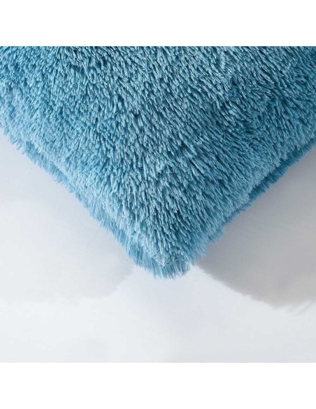 Cojín de pelo Chin liso 45x45 - funda + relleno Cojín de pelo Chin liso 45x45 - funda + relleno