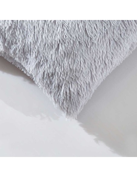 Cojín de pelo Chin liso 45x45 - funda + relleno Cojín de pelo Chin liso 45x45 - funda + relleno