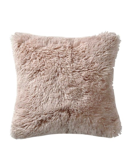 Cojín de pelo Chin liso 45x45 - funda + relleno Cojín de pelo Chin liso 45x45 - funda + relleno