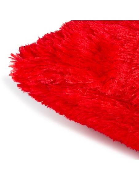 Cojín de pelo Chin liso 45x45 - funda + relleno Cojín de pelo Chin liso 45x45 - funda + relleno