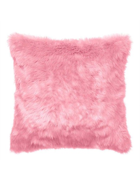 Cojín de pelo Chin liso 45x45 - funda + relleno Cojín de pelo Chin liso 45x45 - funda + relleno