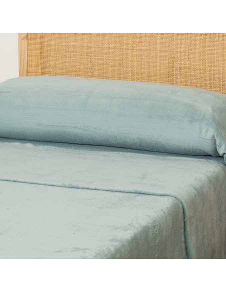 Juego de sábanas coralina lisas Juego de sábanas coralina lisas