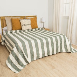 Colcha bouti Raya Marita verde seco
