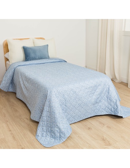 Colcha bouti Abel índigo Colcha bouti Abel índigo