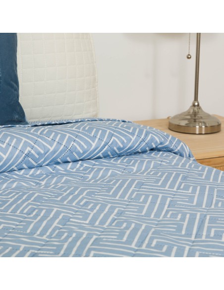Colcha bouti Abel índigo Colcha bouti Abel índigo