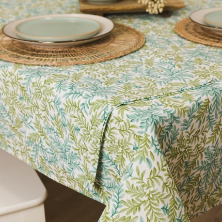 Mantel antimanchas Zafra verde