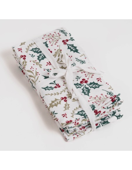 Set 4 servilletas Holly Set 4 servilletas Holly