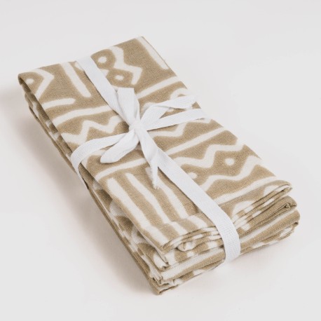 Set 4 servilletas Vinuesa arena