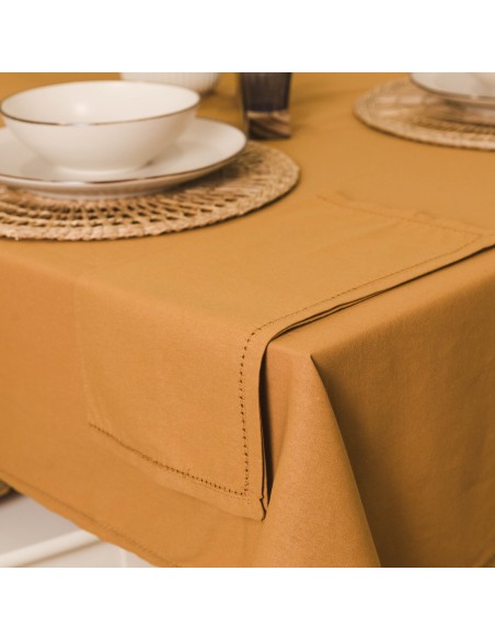 Mantel antimanchas algodón liso Mantel antimanchas algodón liso