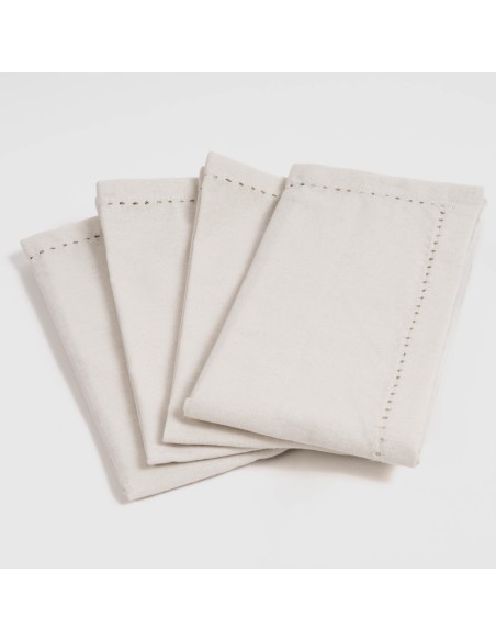 Set 4 servilletas lisas Set 4 servilletas lisas