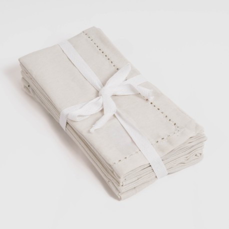 Set 4 servilletas lisas