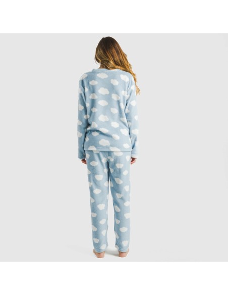 Pijama coral Nubecita celeste Pijama coral Nubecita celeste
