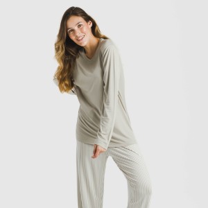 Pijama largo mujer soft Raya Kodac arena 2