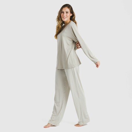 Pijama largo mujer soft Raya Kodac arena