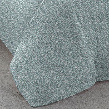 Funda nórdica algodón Maddy verde tiffany