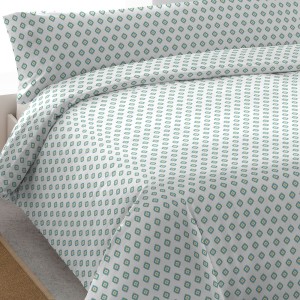 Funda nórdica algodón Joy agua marina