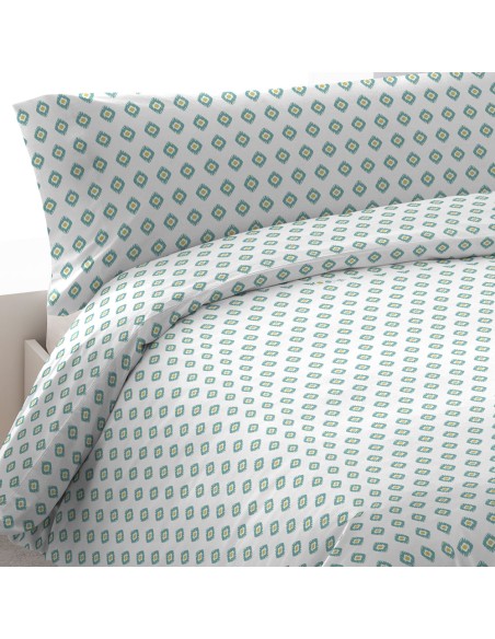 Funda nórdica algodón Joy agua marina