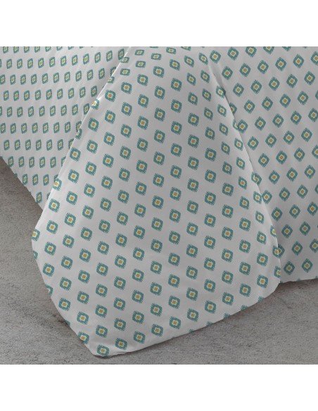 Funda nórdica algodón Joy agua marina