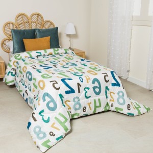 Edredón estampado Numbers