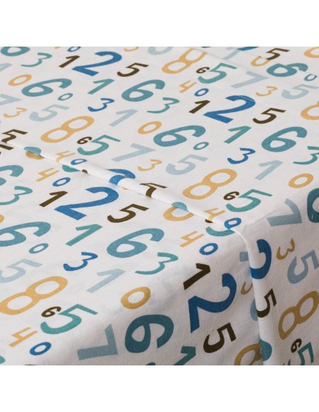 Juego de sábanas franela Numbers Juego de sábanas franela Numbers