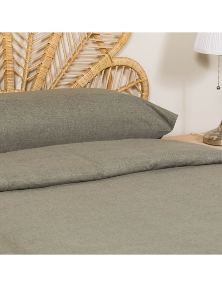 Funda nórdica franela lisa Funda nórdica franela lisa