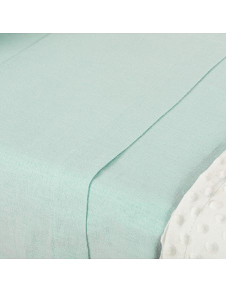 Juego de sábanas franela lisas cuna Juego de sábanas franela lisas cuna