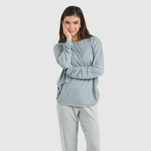 Pijama largo mujer soft Raya Kodac indigo 2