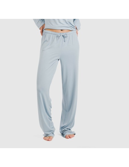 Pijama largo mujer soft liso Pijama largo mujer soft liso