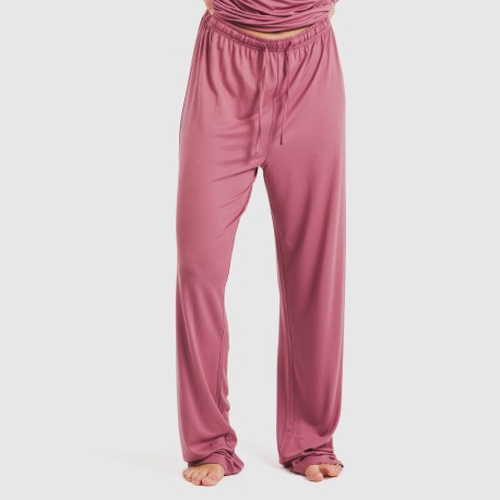 Pijama largo mujer soft liso