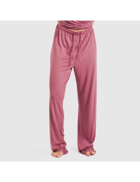 Pijama largo mujer soft liso