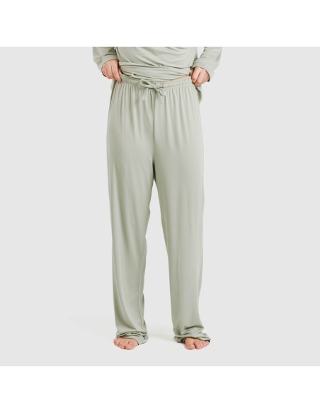 Pijama largo mujer soft liso