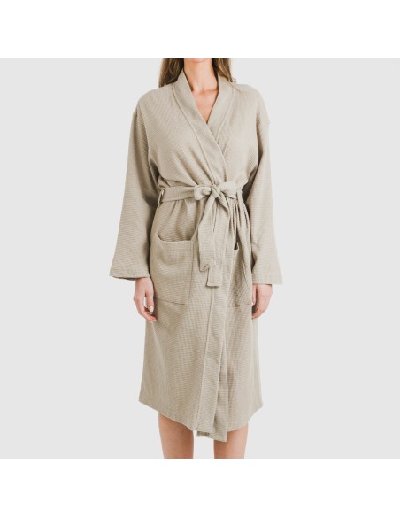 Albornoz gofre liso Albornoz gofre liso