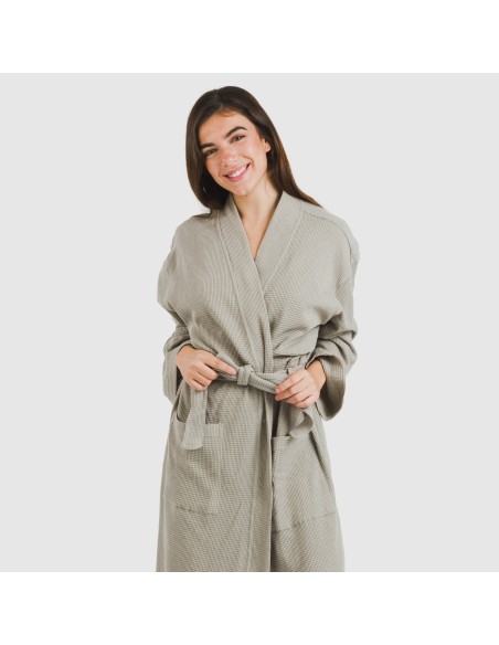 Albornoz gofre liso Albornoz gofre liso