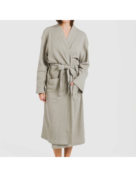 Albornoz gofre liso Albornoz gofre liso