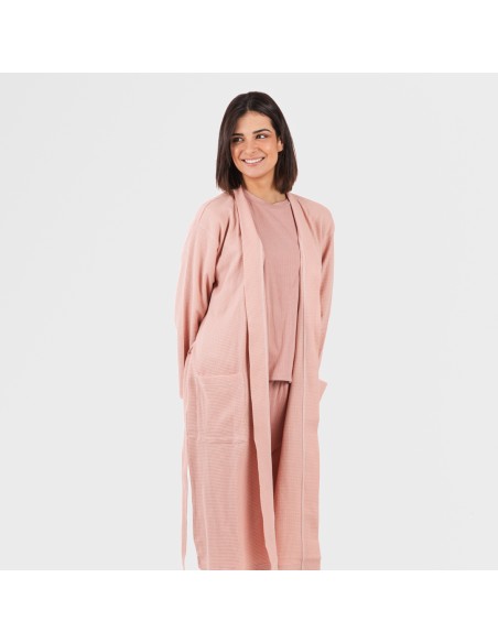 Albornoz gofre liso Albornoz gofre liso