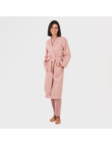 Albornoz gofre liso Albornoz gofre liso