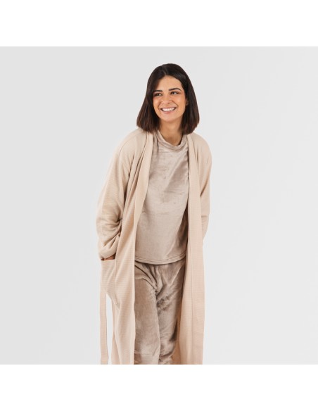 Albornoz gofre liso Albornoz gofre liso