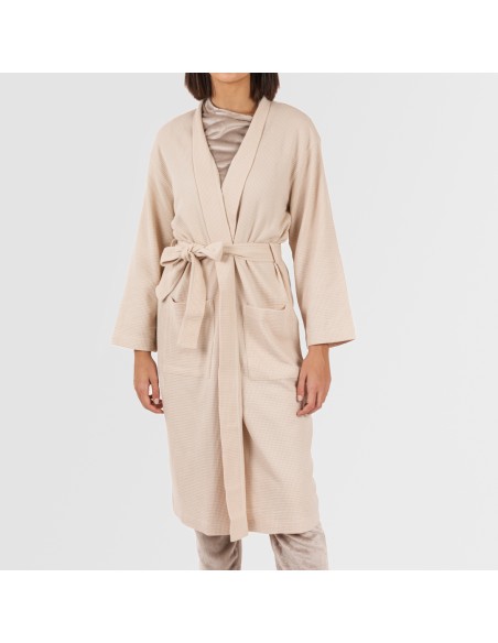 Albornoz gofre liso Albornoz gofre liso