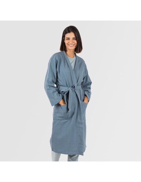 Albornoz gofre liso Albornoz gofre liso