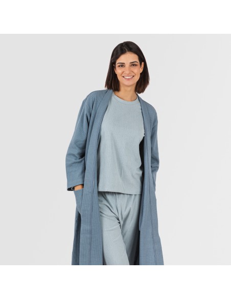 Albornoz gofre liso Albornoz gofre liso