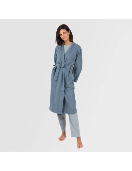 Albornoz gofre liso Albornoz gofre liso