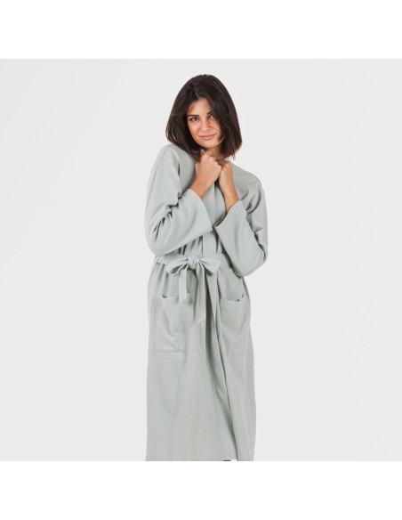 Albornoz gofre liso Albornoz gofre liso