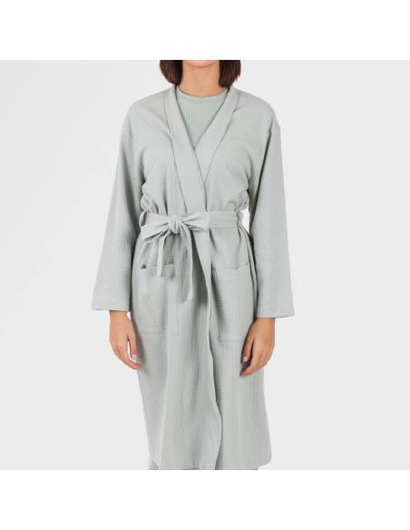 Albornoz gofre liso Albornoz gofre liso