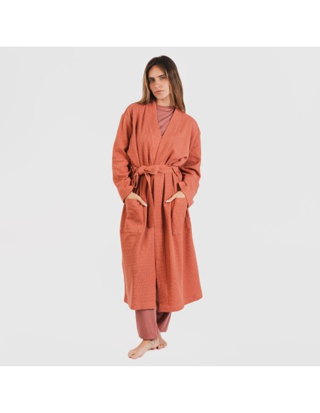 Albornoz gofre liso Albornoz gofre liso