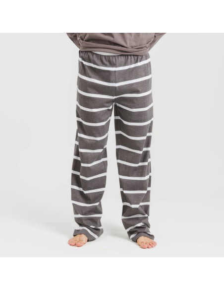 Pijama largo algodón hombre Raya Nit new topo Pijama largo algodón hombre Raya Nit new topo